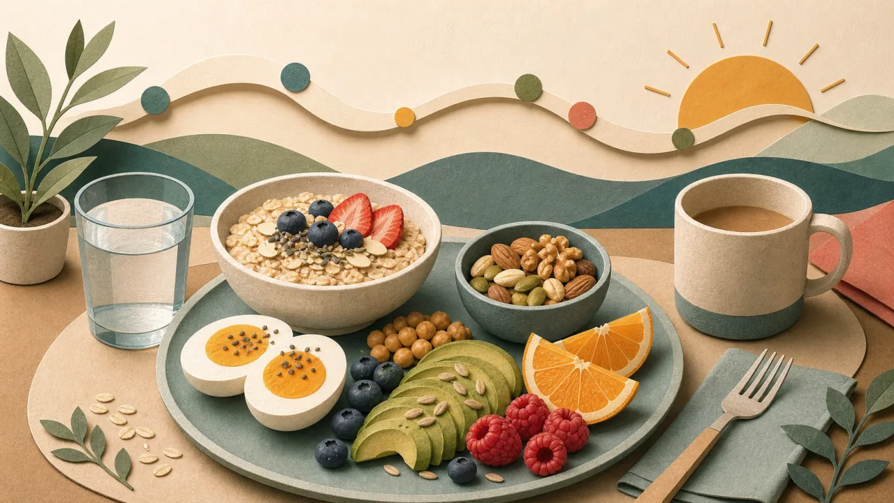 TDAH et alimentation : petit-déjeuner riche en protéines, fibres, eau et énergie stable